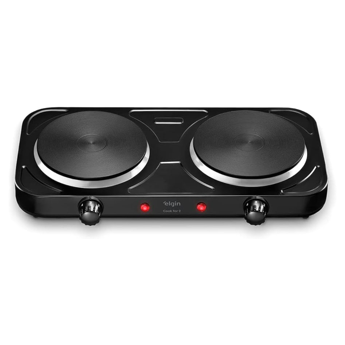 Fogão Elétrico Portátil Elgin Cooktop 2 - 127V - 2000W - Controle de Temperatura - 42FOG1001000