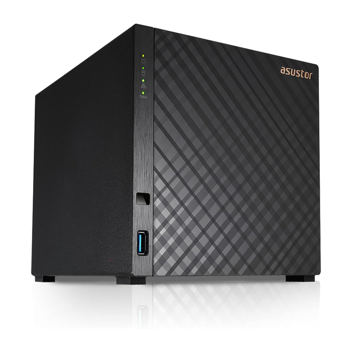 Sistema de Storage de 4 baias Asustor NAS DriveStor 4 AS1104T - 2.5 Gigabit - USB 3.2 - Suporta 4 HDs