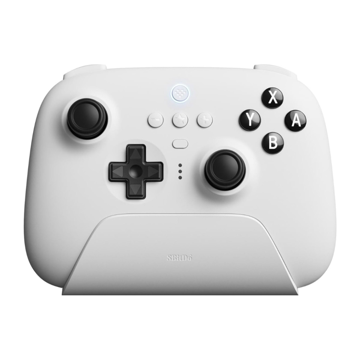 Controle 8BitDo Ultimate - 2.4GHz ou Bluetooth - Compatível com PC, Switch e SteamDeck - Branco - 80NA01