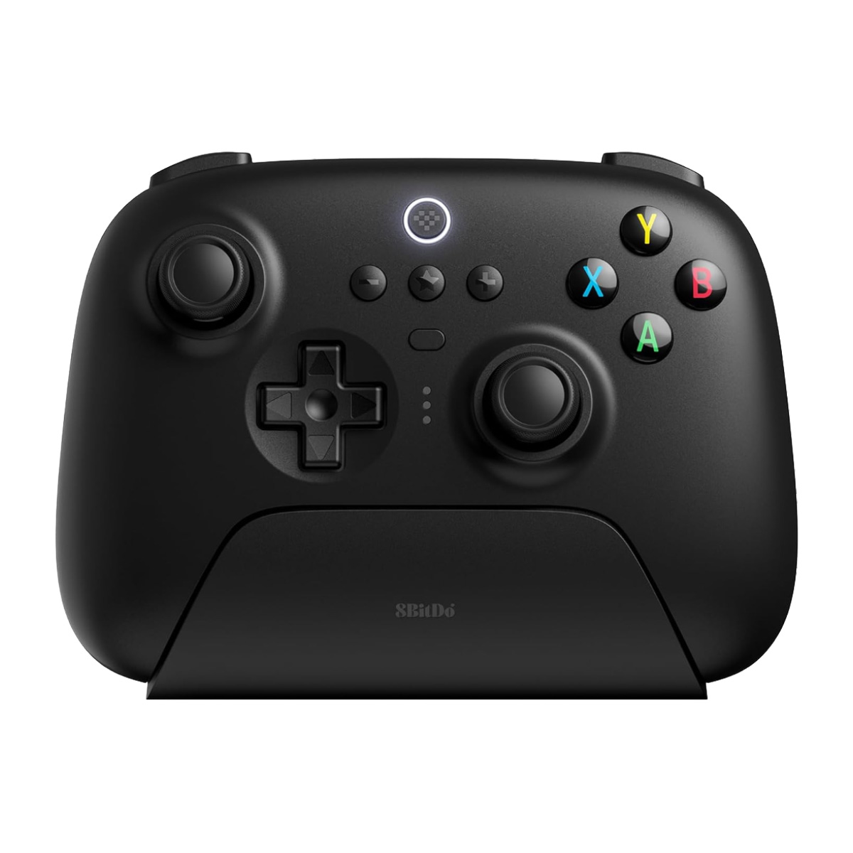 Controle 8BitDo Ultimate Hall Edition - 2.4GHz ou Bluetooth - Compatível com PC, Android, iOS e SteamDeck - Preto - 81HA08