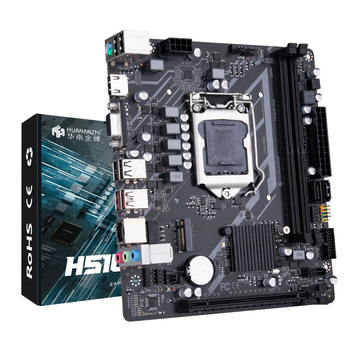 Placa Mãe H510M-VH4 (LGA 1200 - DDR4) - Chipset Intel H510 - Slot M.2