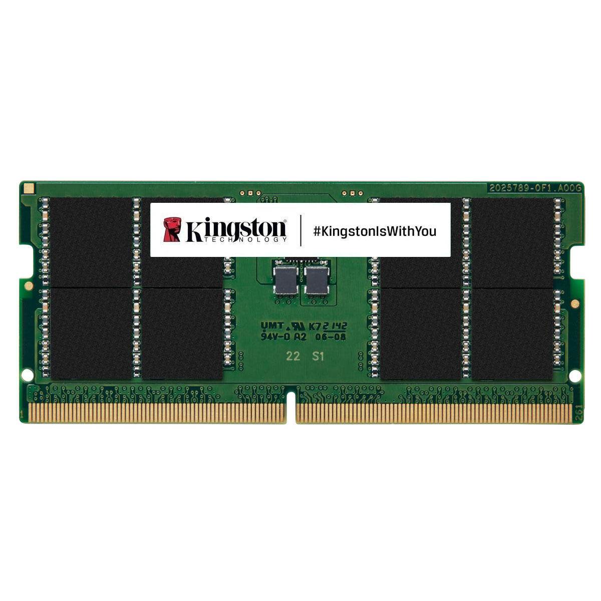 Memória SODIMM 32GB DDR5 5600MHz Kingston - para Notebook - KVR56S46S8/32
