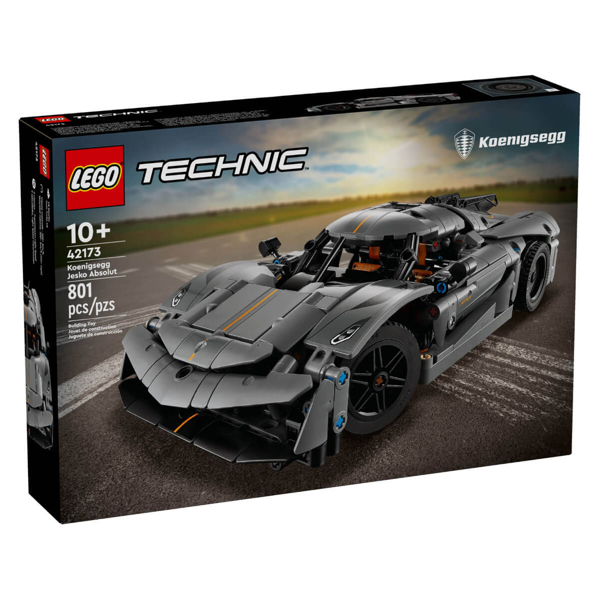 LEGO Technic - Hipercarro Koenigsegg Jesko Absolut Cinza - 42173