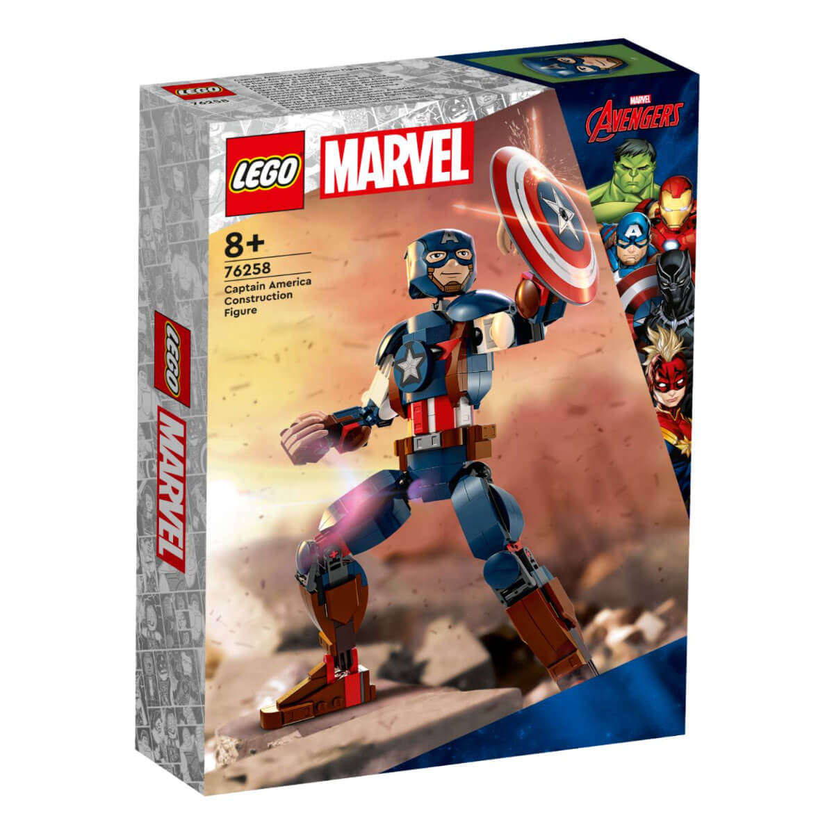 LEGO Marvel - Figura do Capitão América - 76258