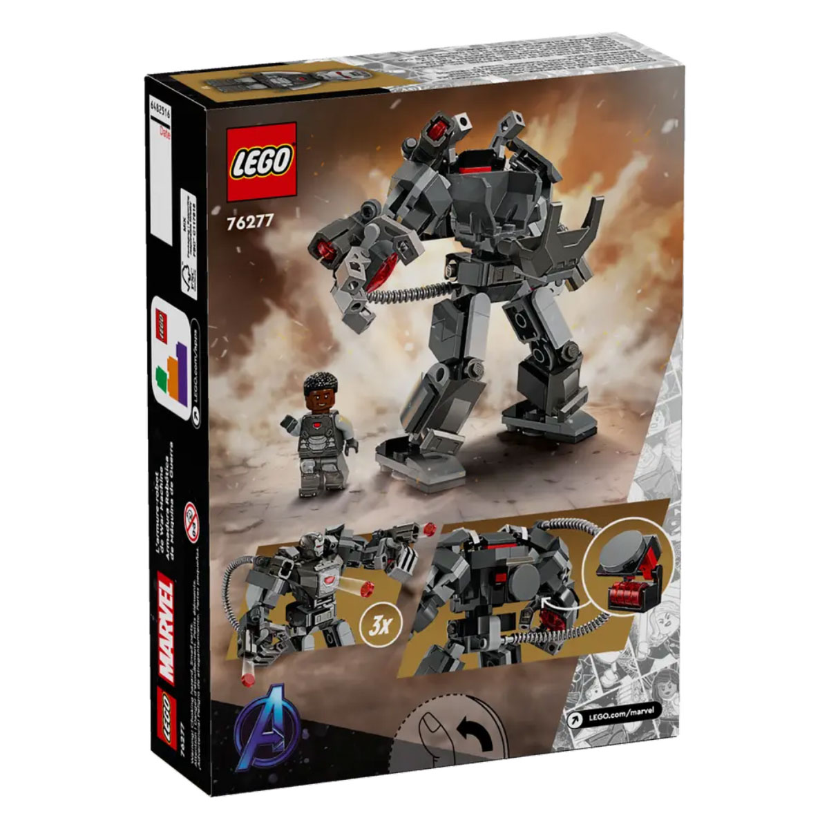 LEGO Marvel - Armadura Robô do Máquina de Combate - 76277