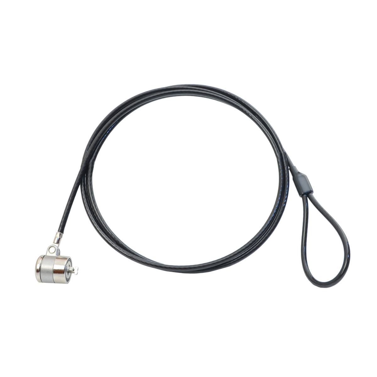 Trava de Segurança Kensington com Chave - C3Tech CS-30 - Cabo 1.8m - Preto - 440160100100