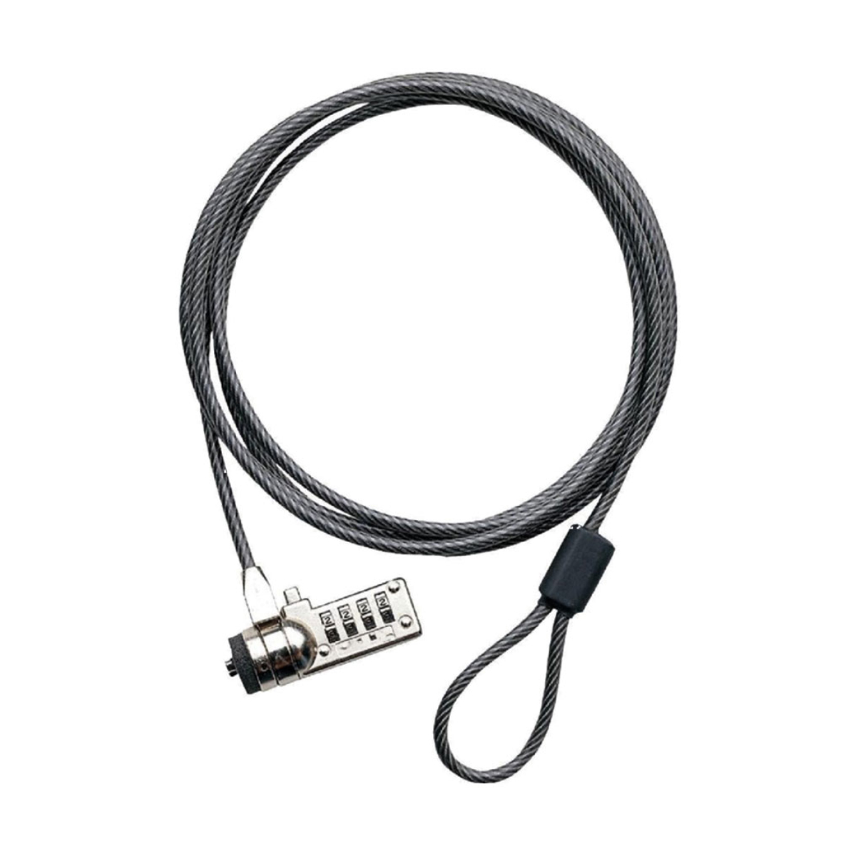 Trava de Segurança Kensington com Senha - C3Tech CS-10 - Cabo 1.8m - Preto - 440160030200