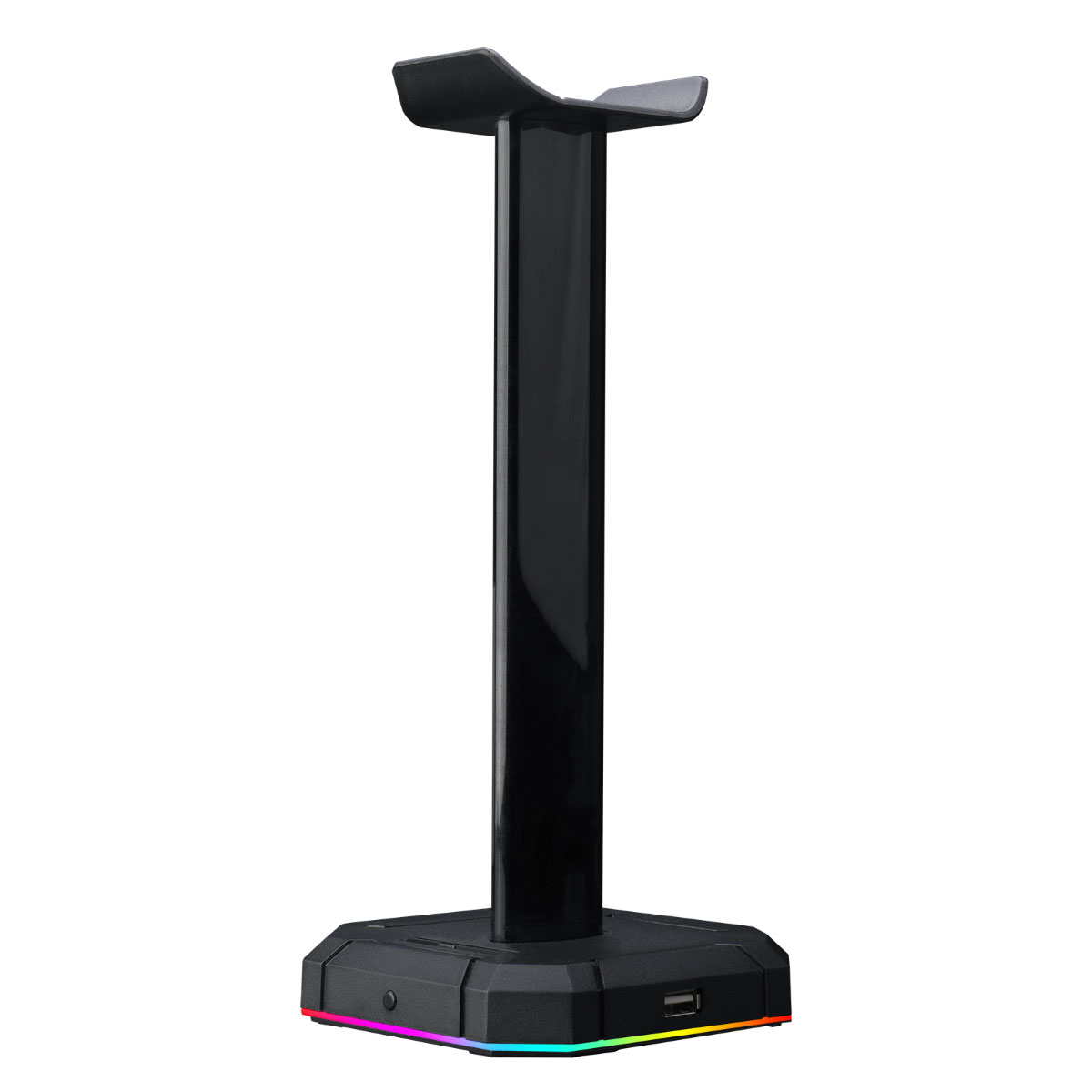 Suporte para Headset Redragon Scepter X HA312 - HUB USB - Conexões 3.5mm - RGB com 10 efeitos