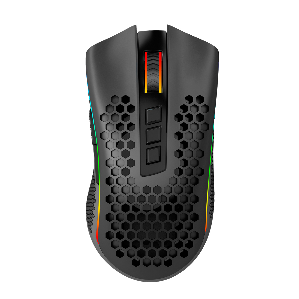 Mouse Gamer sem Fio Redragon Storm Pro - 16000dpi - 8 Botões - Recarregável - Receptor USB - RGB - M808-KS