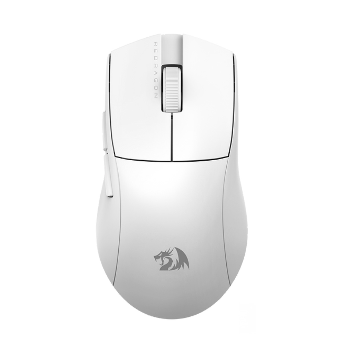 Mouse Gamer sem Fio Redragon King Pro 4K - Cabeado, Wireless ou Bluetooth - 26000dpi - 7 Botões - 4000Hz Polling Rate - Branco - M916W-PRO-4K