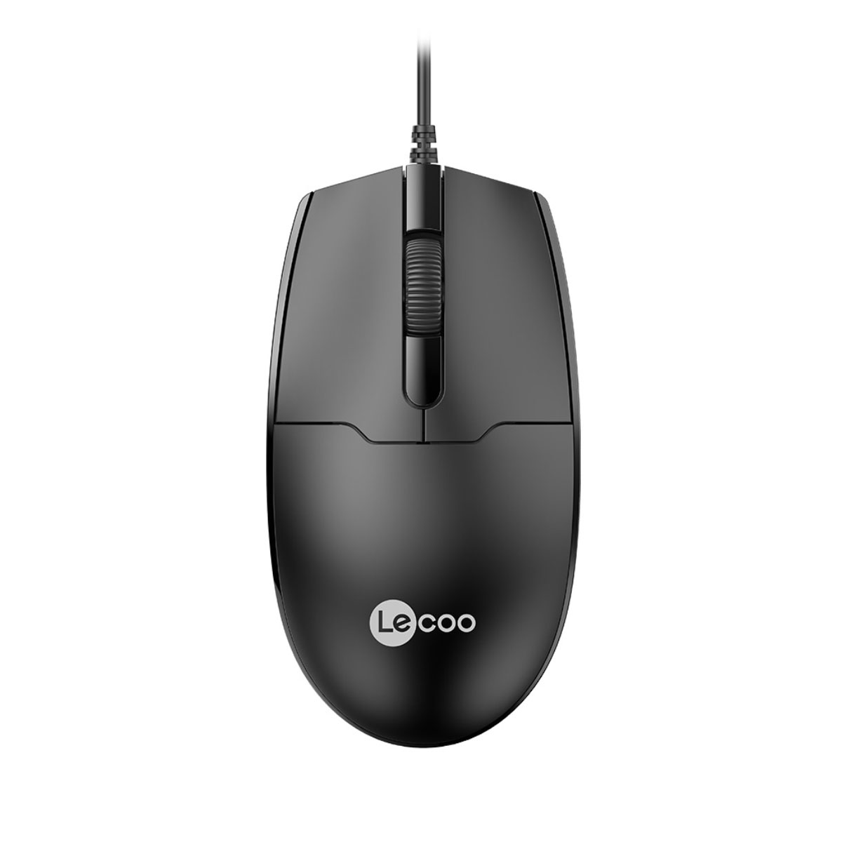 Mouse USB Lecoo MS101 - 1200dpi - Ambidestro - Preto