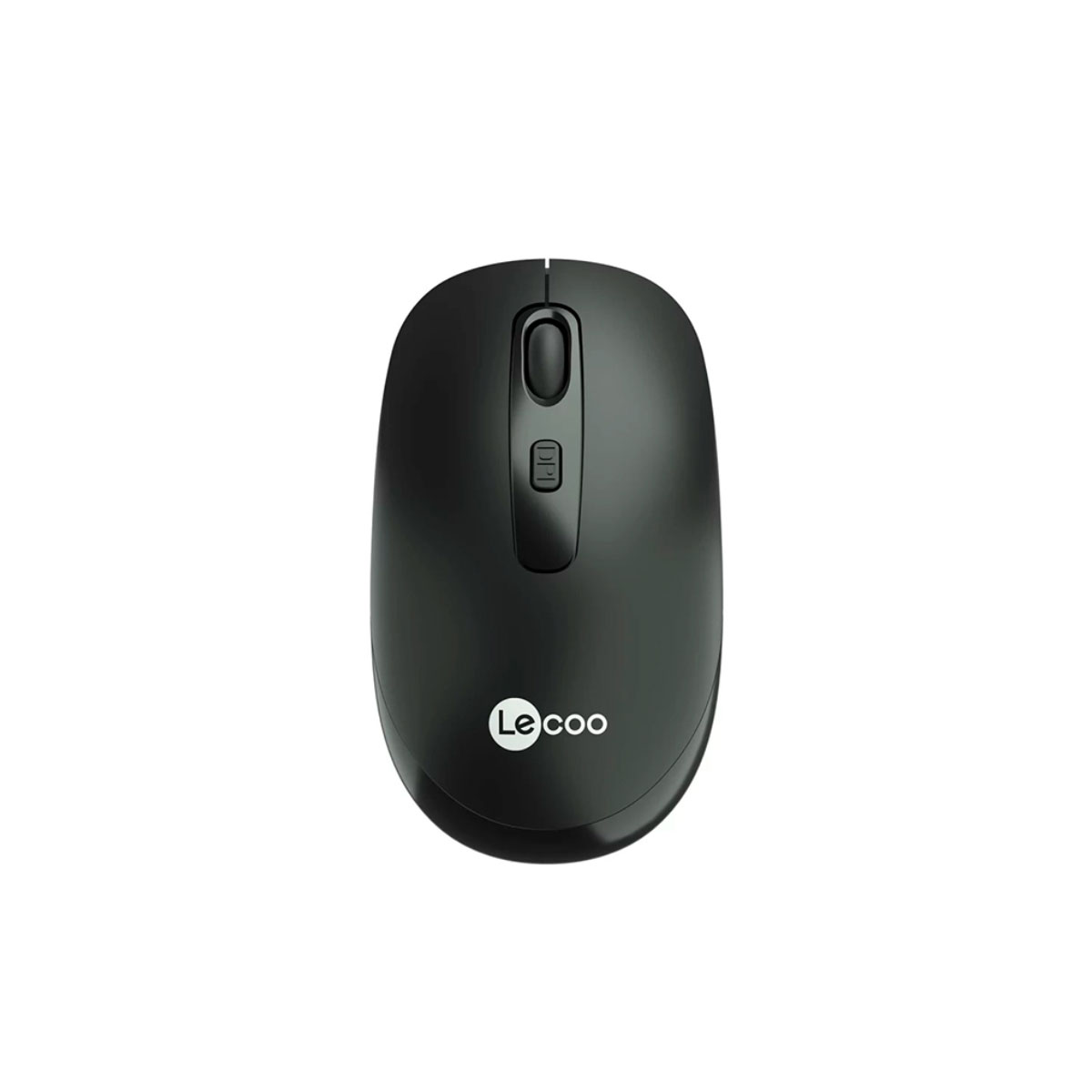Mouse sem Fio Lecoo WS205 - 2.4GHz - 1600dpi - Ambidestro - Ergonomico - Preto