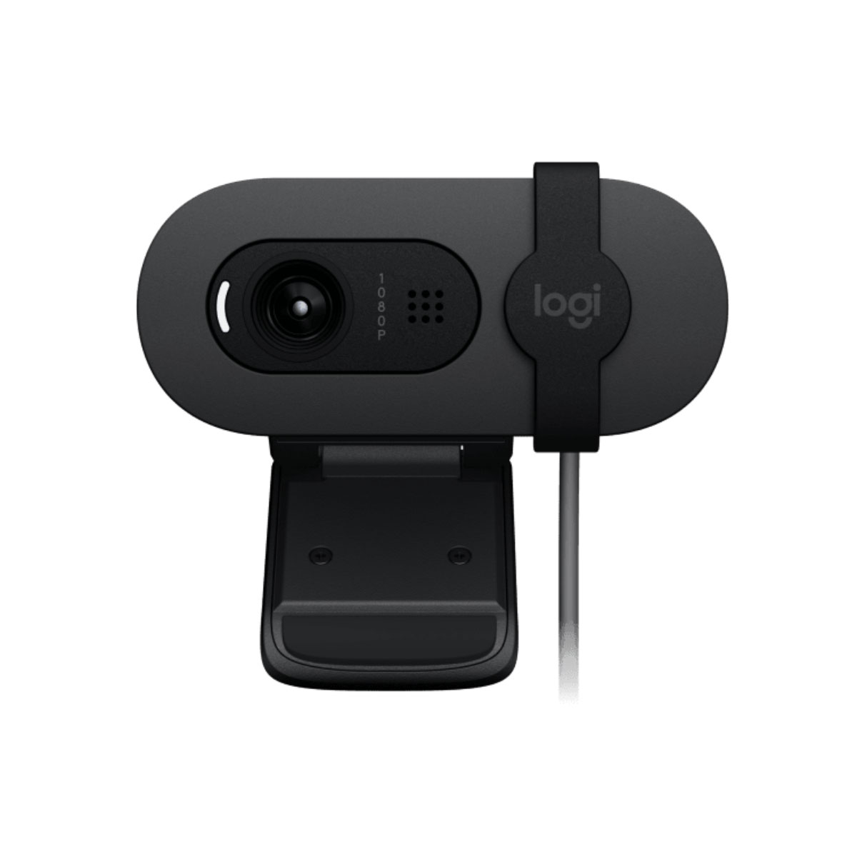 Web Câmera Logitech Brio 100 - Video Chamada em Full HD - RightLight - Microfone - 960-001586