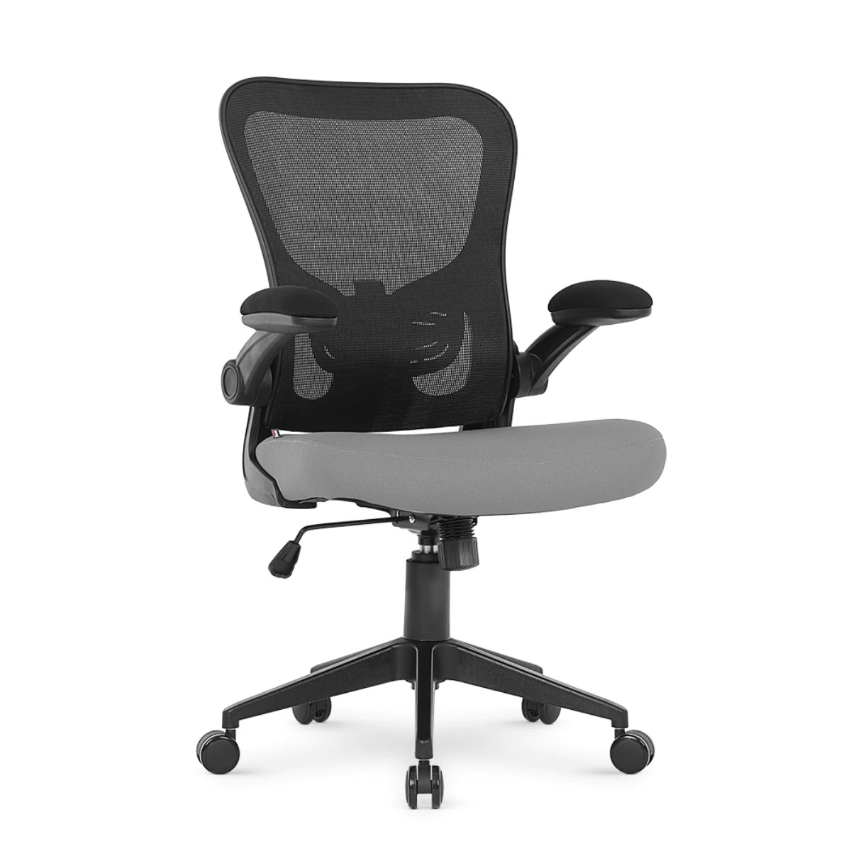 Cadeira de Escritório DT3 Vita - Ergonômica - Suporte Lombar - Encosto Reclinável - Função Balanço - Cinza - 13907-0