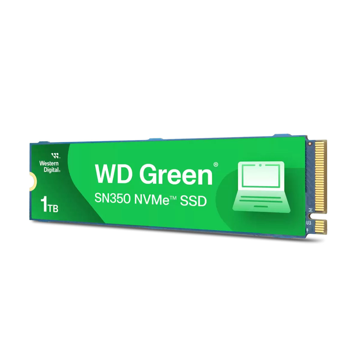 SSD M.2 1TB WD Green - NVMe - Leitura 2400MB/s - Gravação 1850MB/s - WDS100T2GOC