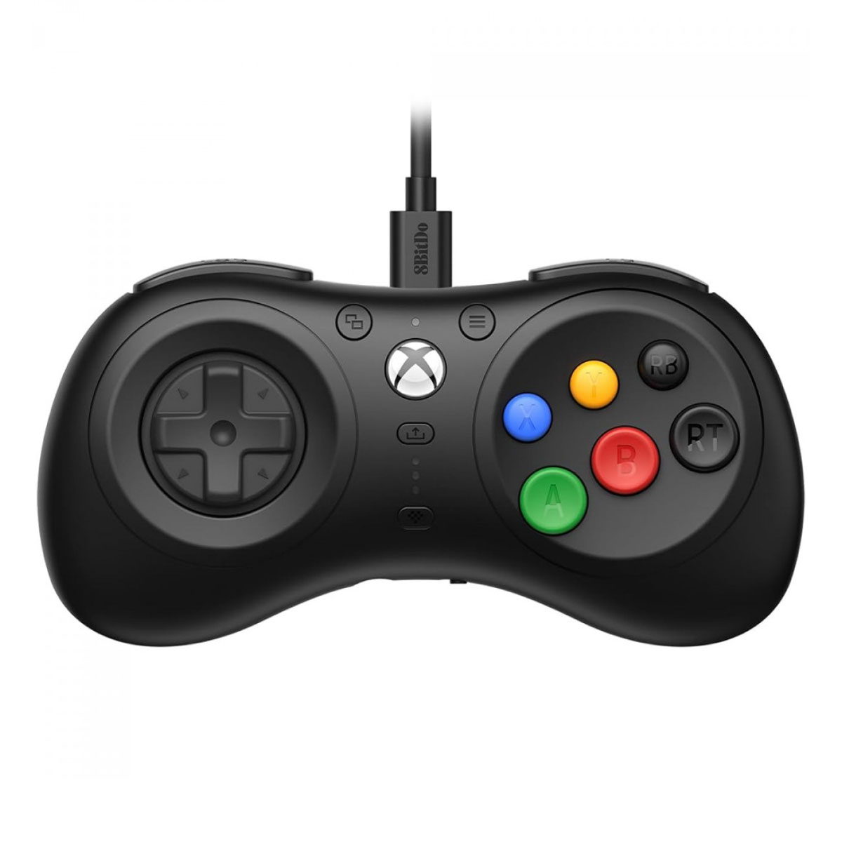 Controle 8BitDo M30 - USB - Compatível com PC, Xbox Series S/X/One - Preto - 82DA01D