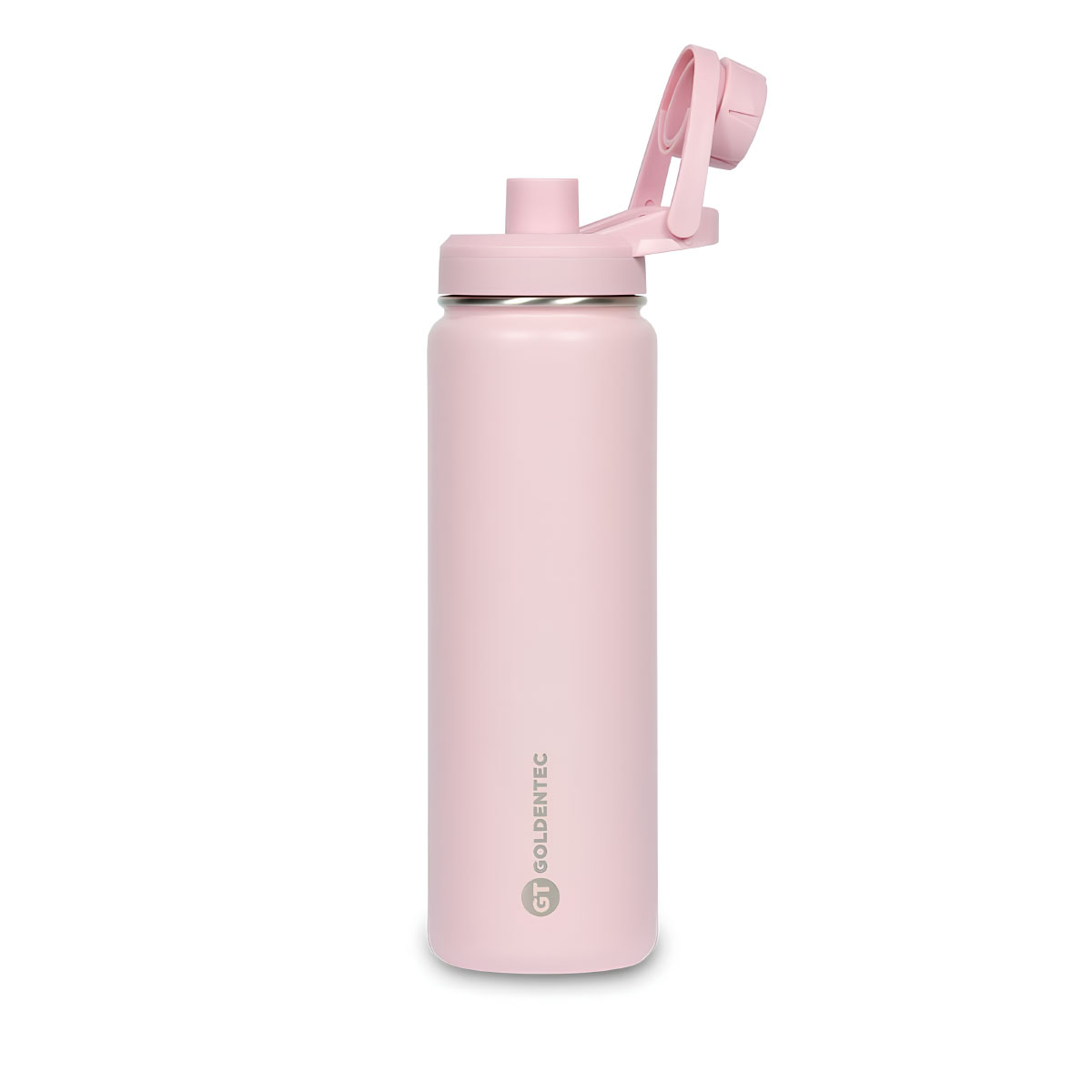Garrafa Térmica Goldentec Colors - 500ml - Inox - Quente ou Frio por ate 24h - BPA Free - com Bico - Rosa - 60049