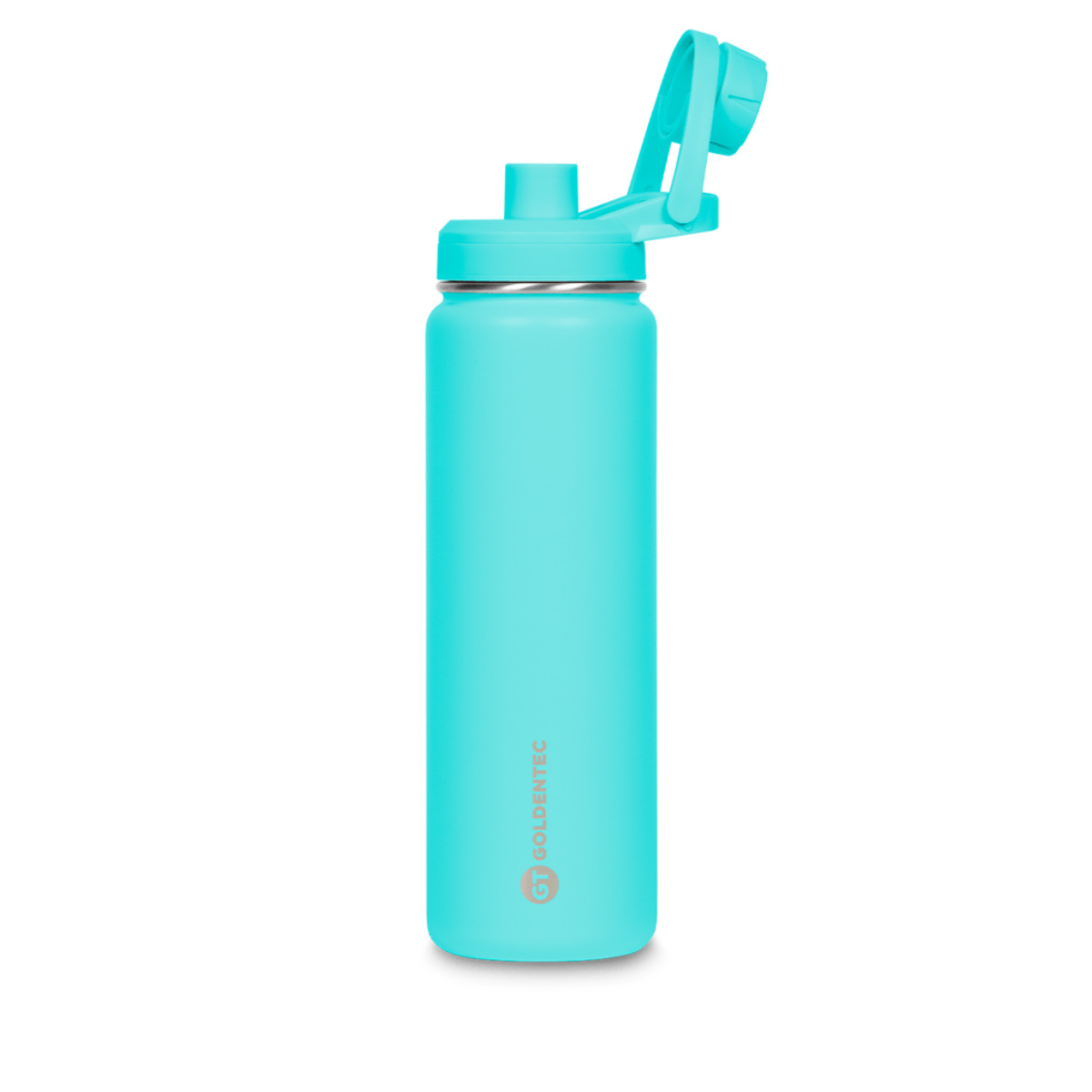 Garrafa Térmica Goldentec Colors - 750ml - Inox - Quente ou Frio por ate 24h - BPA Free - com Bico - Azul Claro - 60080