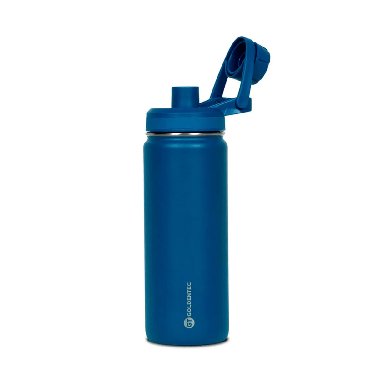 Garrafa Térmica Goldentec Colors - 500ml - Inox - Quente ou Frio por ate 24h - BPA Free - com Bico - Azul - 60050