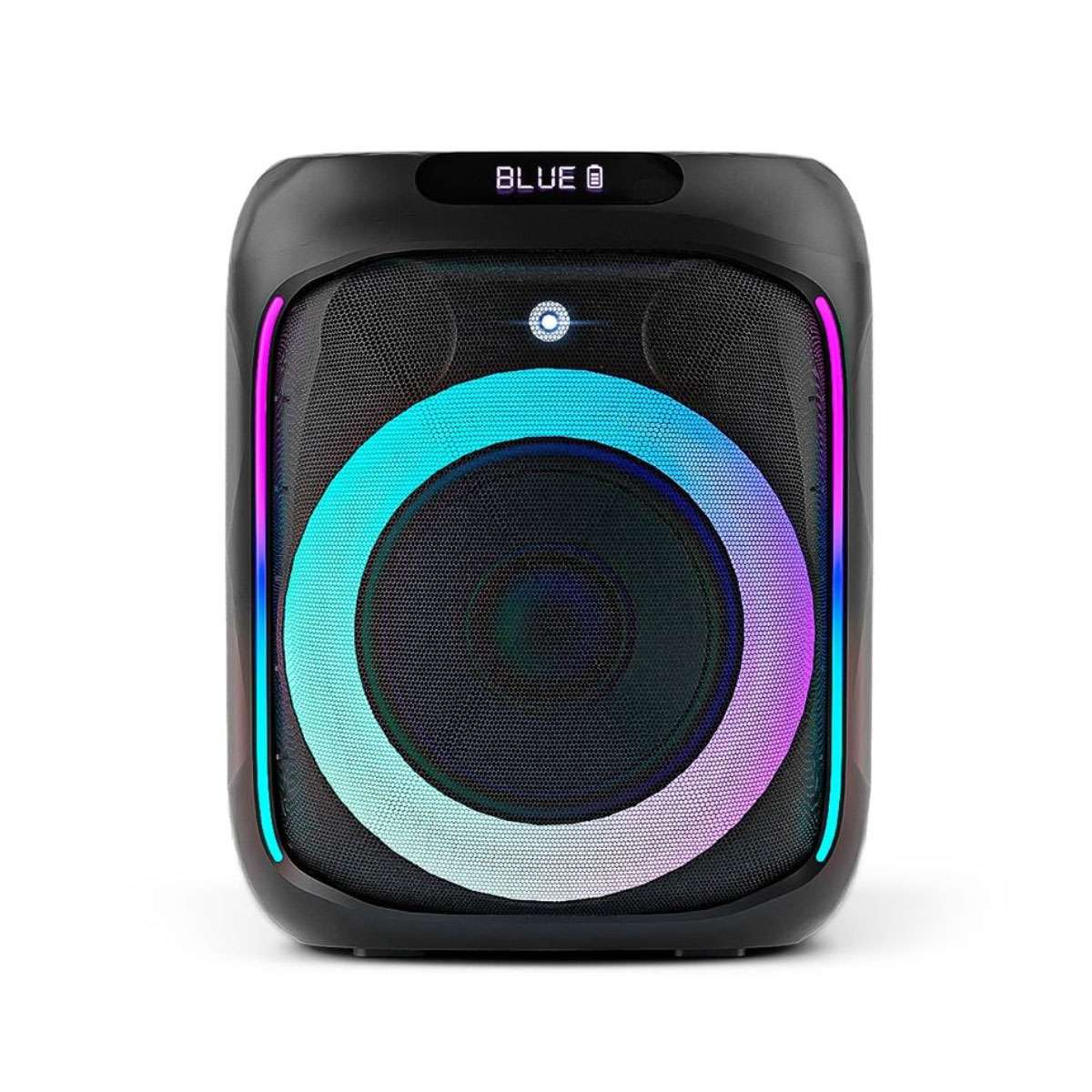 Caixa de Som Bluetooth Goldentec GT Cube - Portátil - LED - Até 4h Reprodução - 250W RMS - Preta - 58135