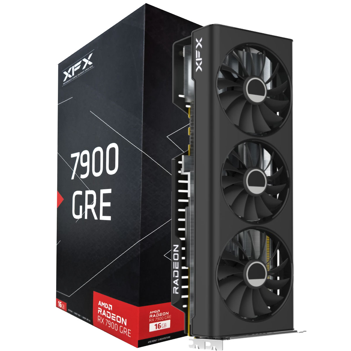 Placa de Vídeo AMD Radeon RX 7900 GRE 16GB GDDR6 256bits - XFX RX-79GMERCB9