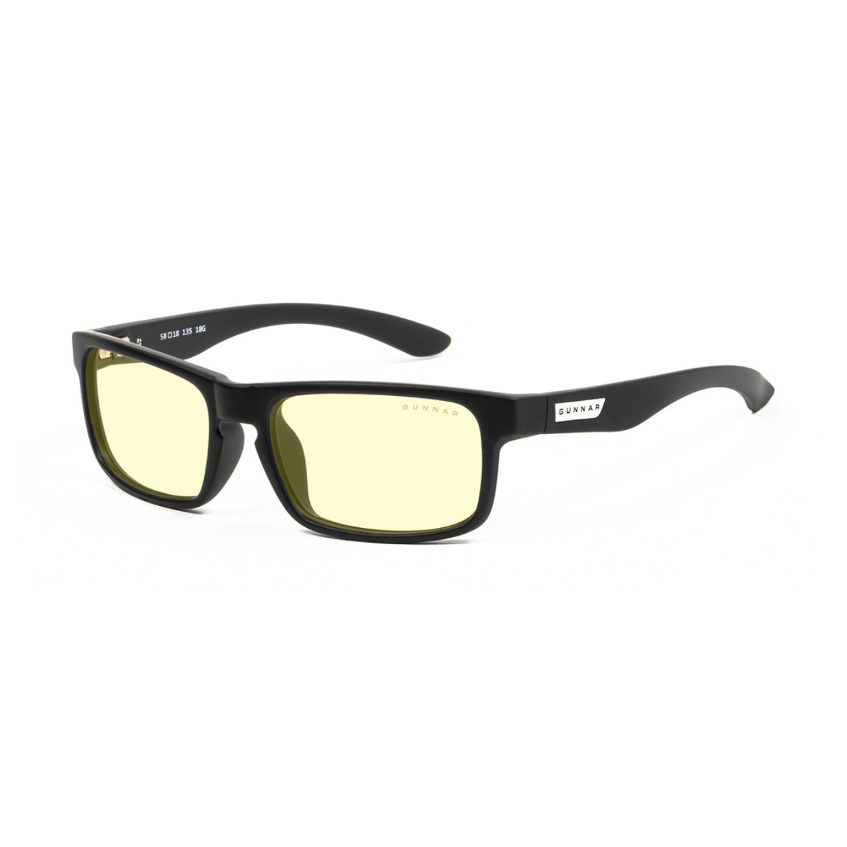 Óculos Gamer Gunnar Enigma - Filtro de Luz Azul - Âmbar Amarelo - Armação Onix - Preto - ENI-00101