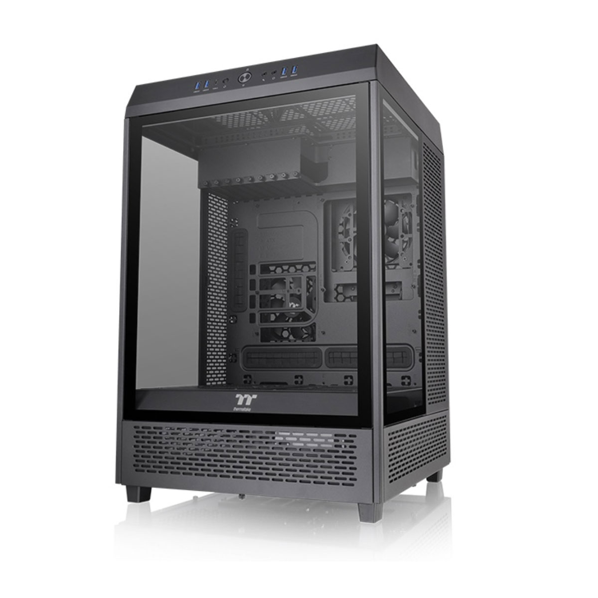Gabinete Thermaltake The Tower 500 Black - Vidro Temperado - Mid Tower E-ATX - CA-1X1-00M1WN-00