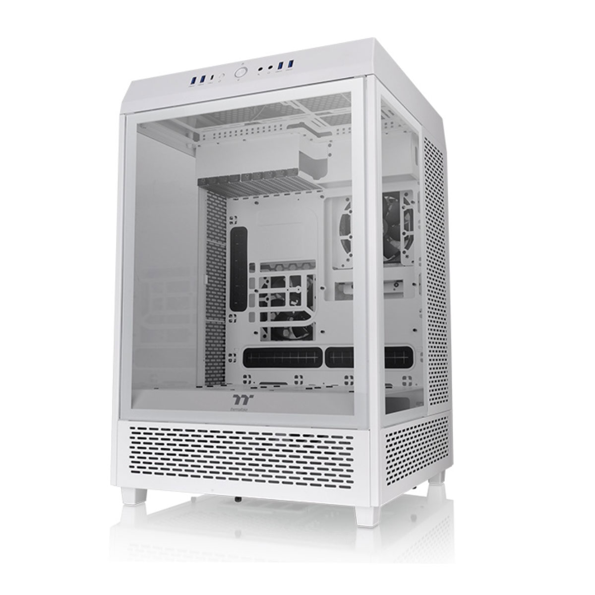 Gabinete Thermaltake The Tower 500 Snow Edition - Vidro Temperado - Mid Tower E-ATX - CA-1X1-00M6WN-00
