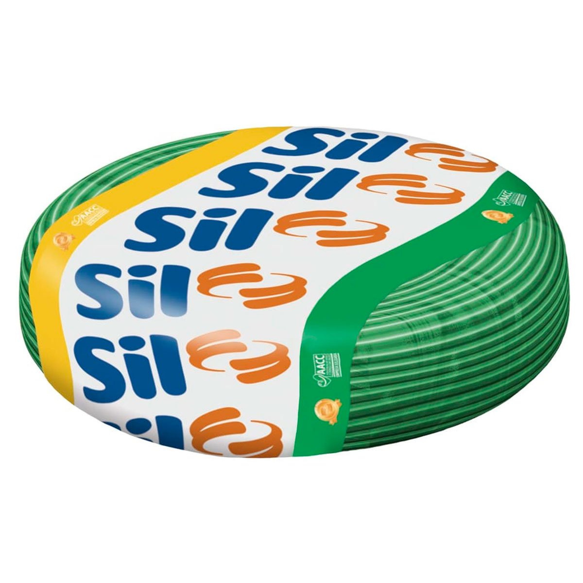 Cabo Flexível 2.5mm Sil - Rolo de 100 Metros - Antichamas - Verde