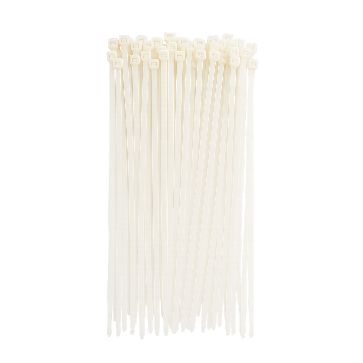 Abraçadeira Nylon 30cm para organização de cabos - pacote com 100 unidades - Fita Hellerman - Branco