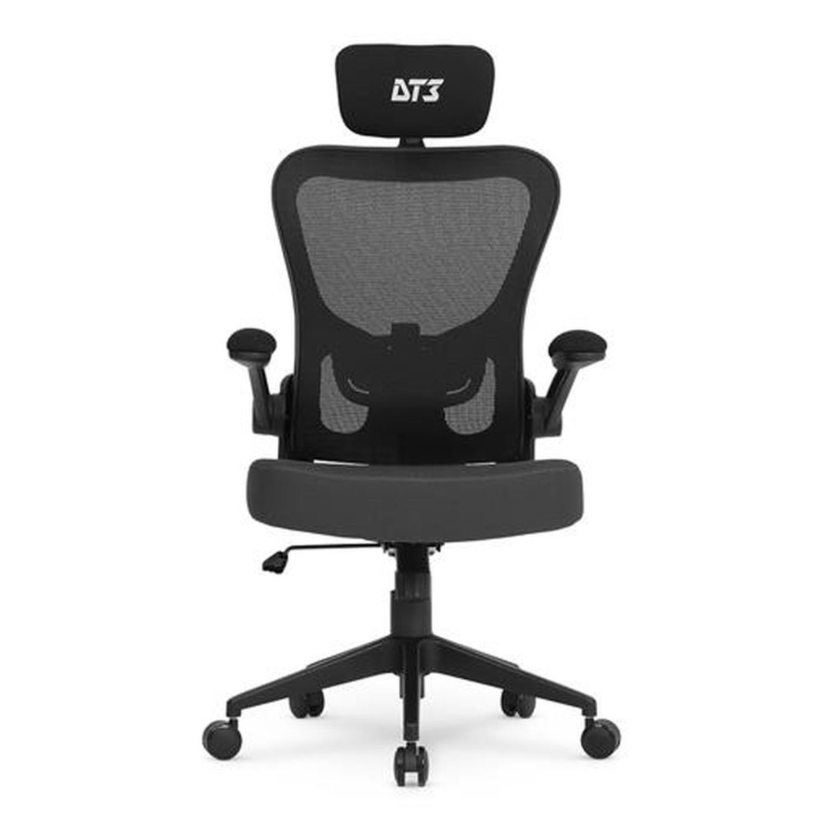 Cadeira de Escritório DT3 H Dark Grey Ergonômica - Assento Anatômico - Suporte Lombar - Encosto Reclinável - Cinza - 14230-0