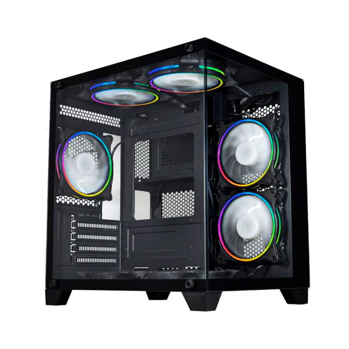 Gabinete Gamer Aquário K-Mex Micro III GC-0305 - Vidro Temperado - Micro ATX - Branco - CG0305RH001CB0X
