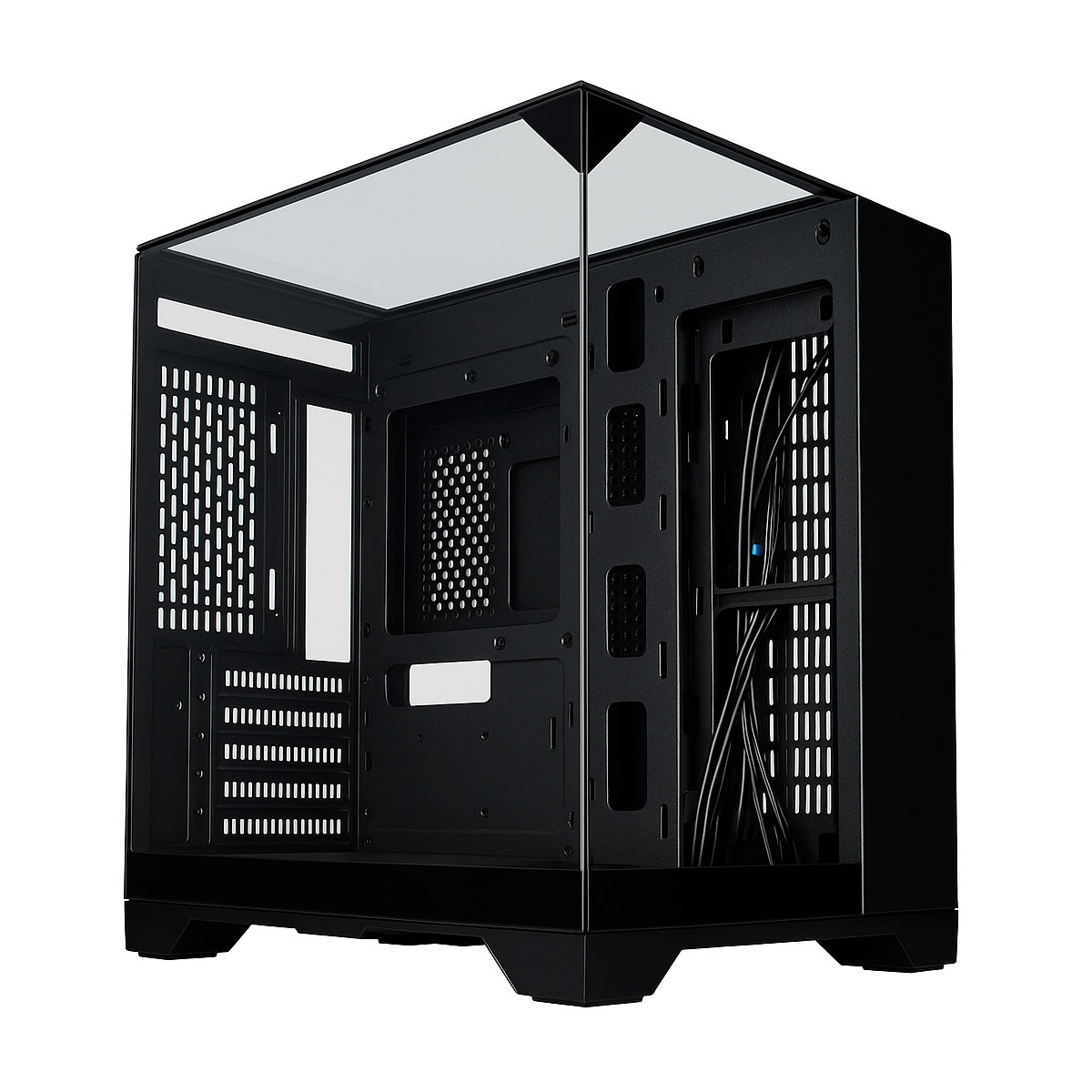 Gabinete Gamer Aquário K-Mex Visão Infinita CG-K3D3 - Vidro Temperado - Micro ATX - Preto - CGK3D3RH001CB0X
