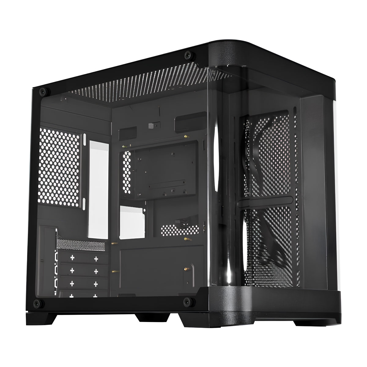 Gabinete Gamer Aquário K-Mex Curva Micro CG-01AG - Vidro Temperado - Micro ATX - Preto - CG01AGRH001CB0X