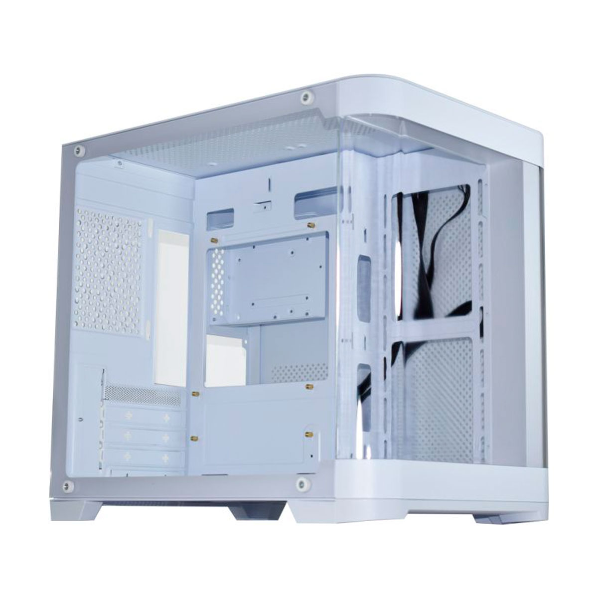 Gabinete Gamer Aquário K-Mex Curva Micro CG-W1AG - Vidro Temperado - Micro ATX - Branco - CGW1AGRH002CB0X