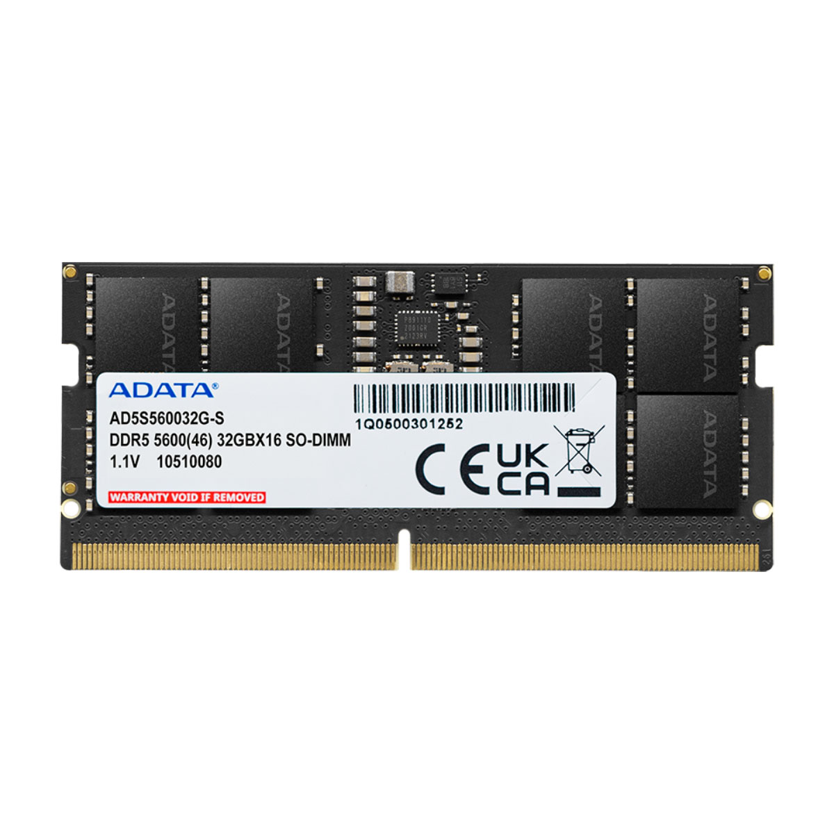 Memória SODIMM 32GB DDR5 5600MHz Adata - para Notebook - AD5S560032G-S