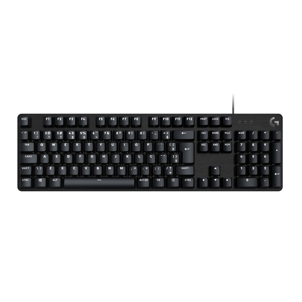 Teclado Mecânico Gamer Logitech G413 SE - ABNT2 - Iluminação Branca - Anti-ghosting - Switch Tactile - 920-010554