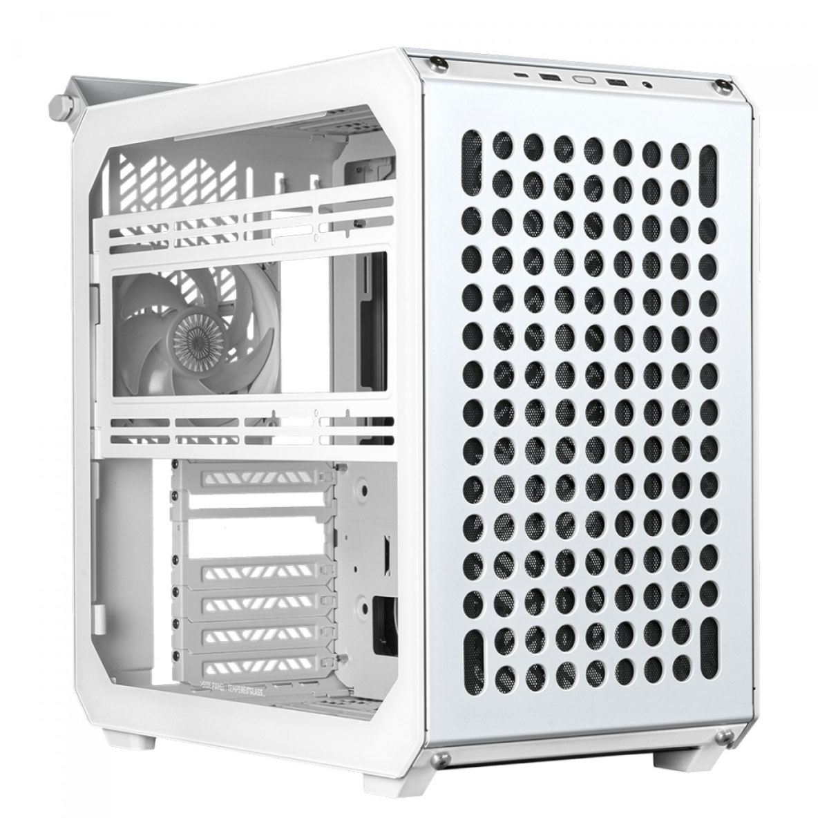 Gabinete Gamer Cooler Master Qube 500 Flatpack - Design Full Modular - Customizável - E-ATX - Q500-WGNN-S00