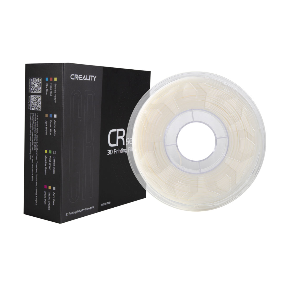 Filamento para Impressora 3D - CR-PLA Marfim - 1Kg - 1,75mm - Creality