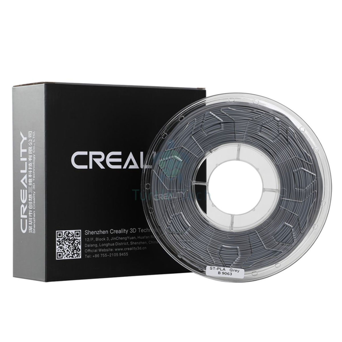 Filamento para Impressora 3D - CR-PLA Cinza - 1Kg - 1,75mm - Creality