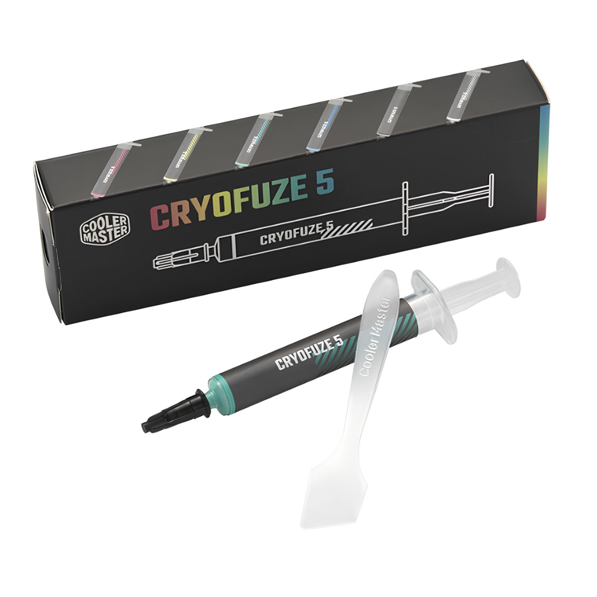 Pasta Térmica Cooler Master Cryofuze 5 Cyan - Seringa 3g - 12.6 W/m-K - MGY-ADSG-N03G-R1