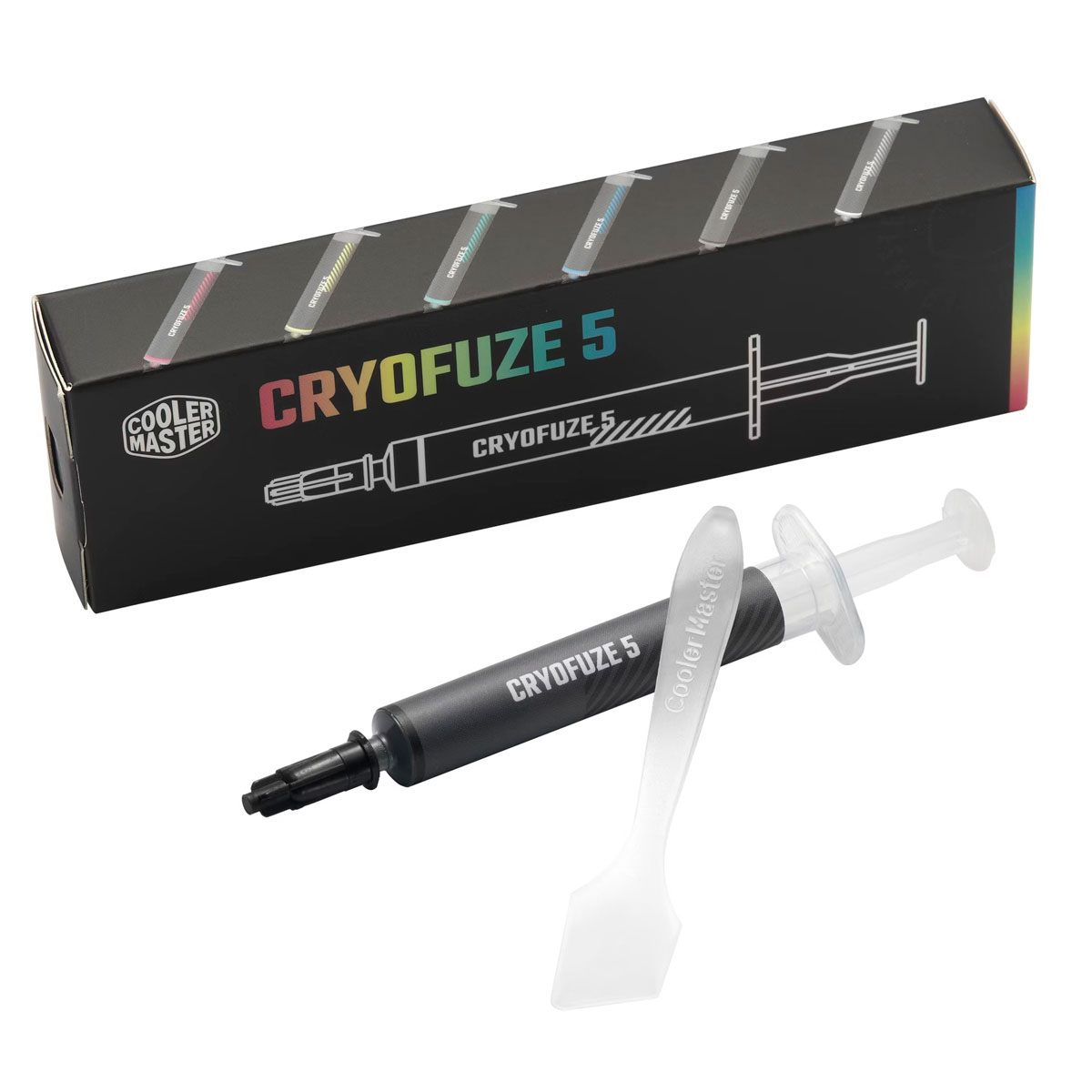 Pasta Térmica Cooler Master Cryofuze 5 Black - Seringa 3g - 12.6 W/m-K - MGY-ADSK-N03G-R1