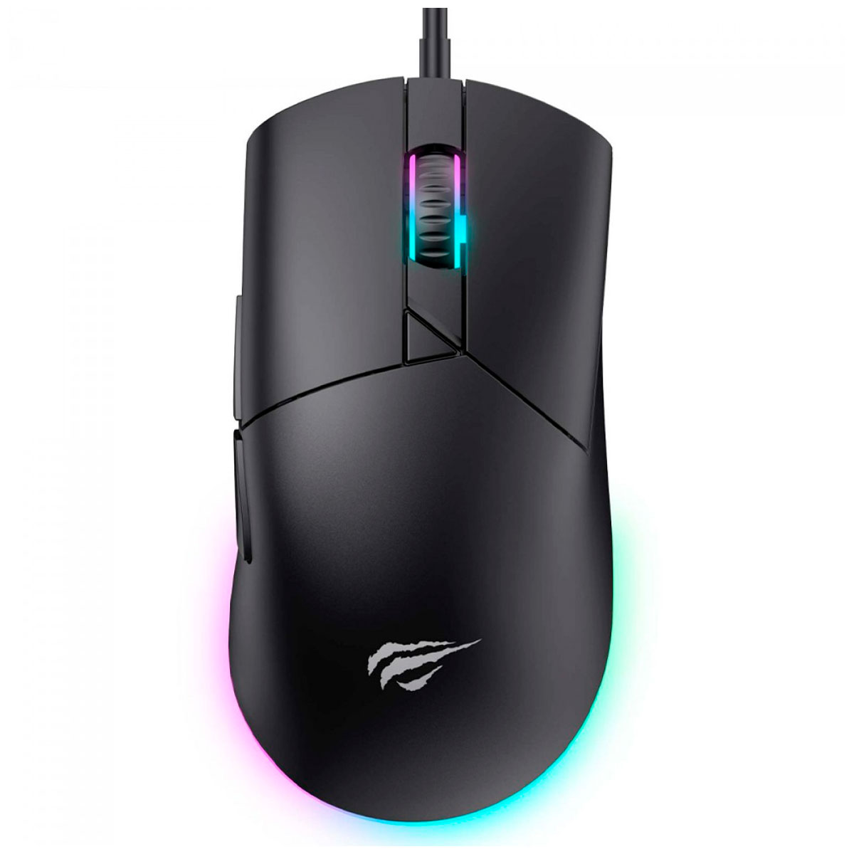 Mouse Gamer Havit MS1038 - 8000dpi - Iluminação RGB - HVMS-MS1038-BK