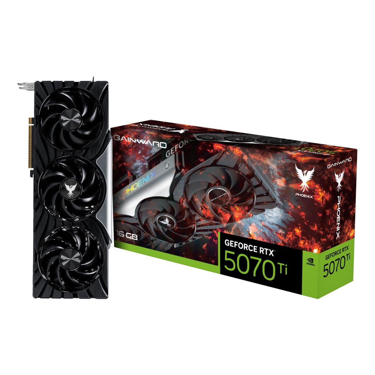 Placa de Vídeo GeForce RTX 5070TI 16GB GDDR7 256bits - Phoenix Series - DLSS 4 - Gainward NE7507T019T2-GB2031X