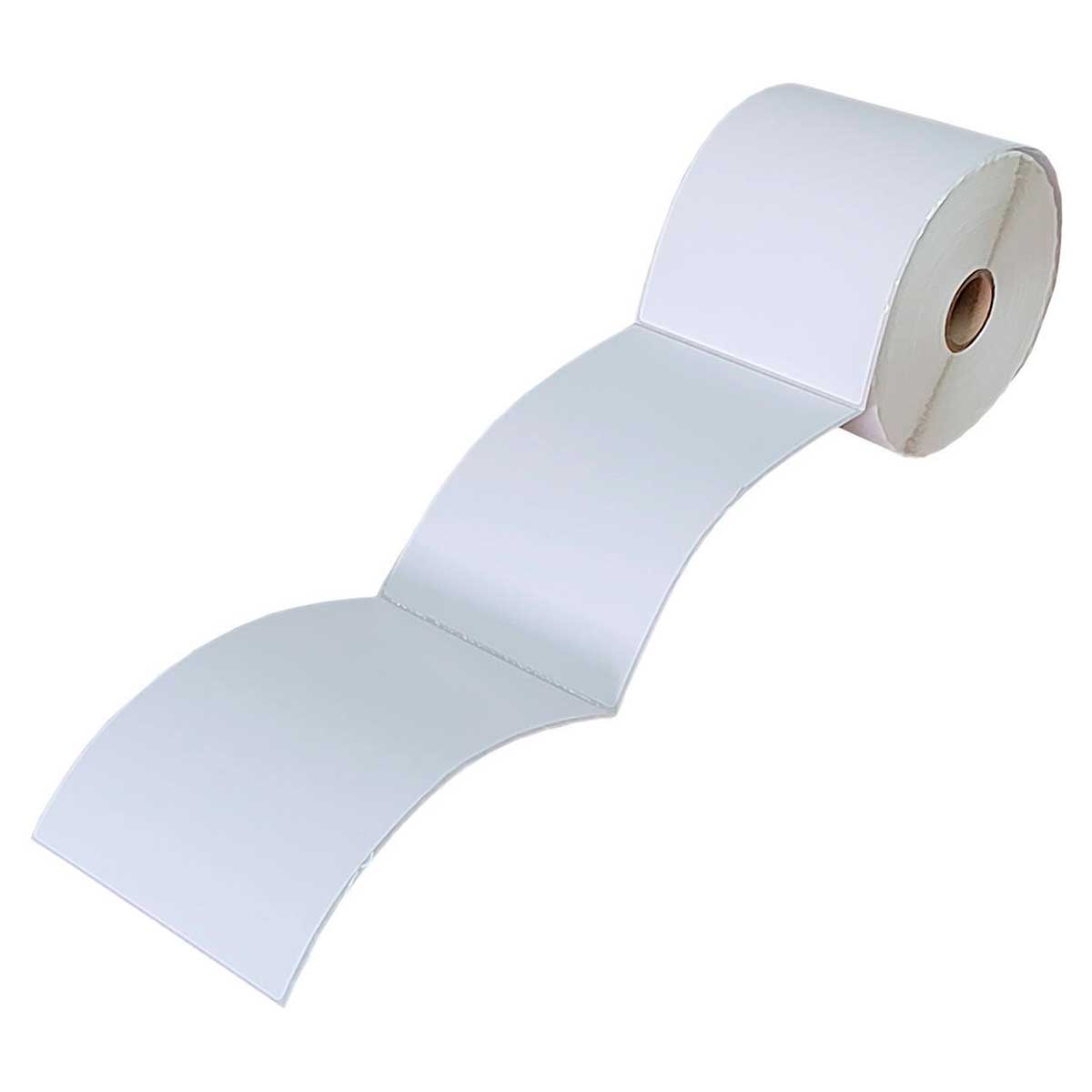 Rolo Etiqueta Adesiva 100 x 150mm - Branca - ideal para Correios - 200 Etiquetas - para Impressora Térmica