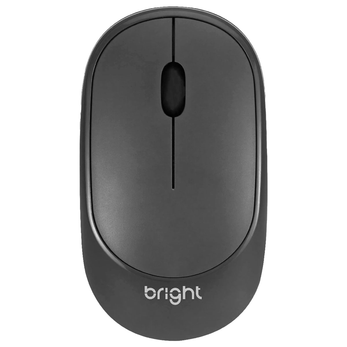Mouse sem Fio Bright MS003 - 2.4GHz - 1600dpi - Cinza
