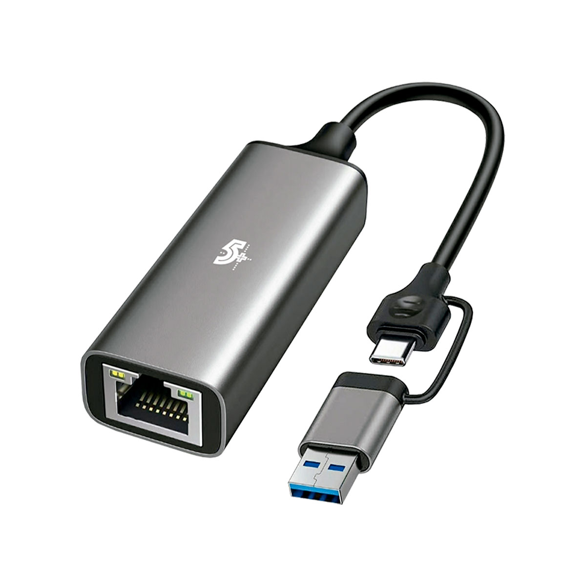 Adaptador USB-C Para RJ45 - Gigabit Ethernet - Adaptador USB - 018-7548