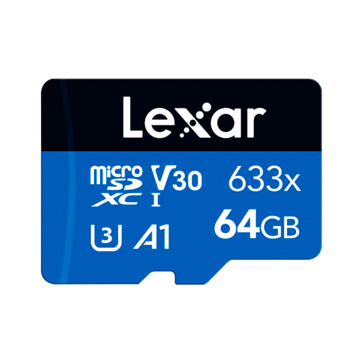Cartão 64GB Micro SD - Classe 10 - Velocidade até 100MB/S - Lexar LSDMI64GBBNL633A