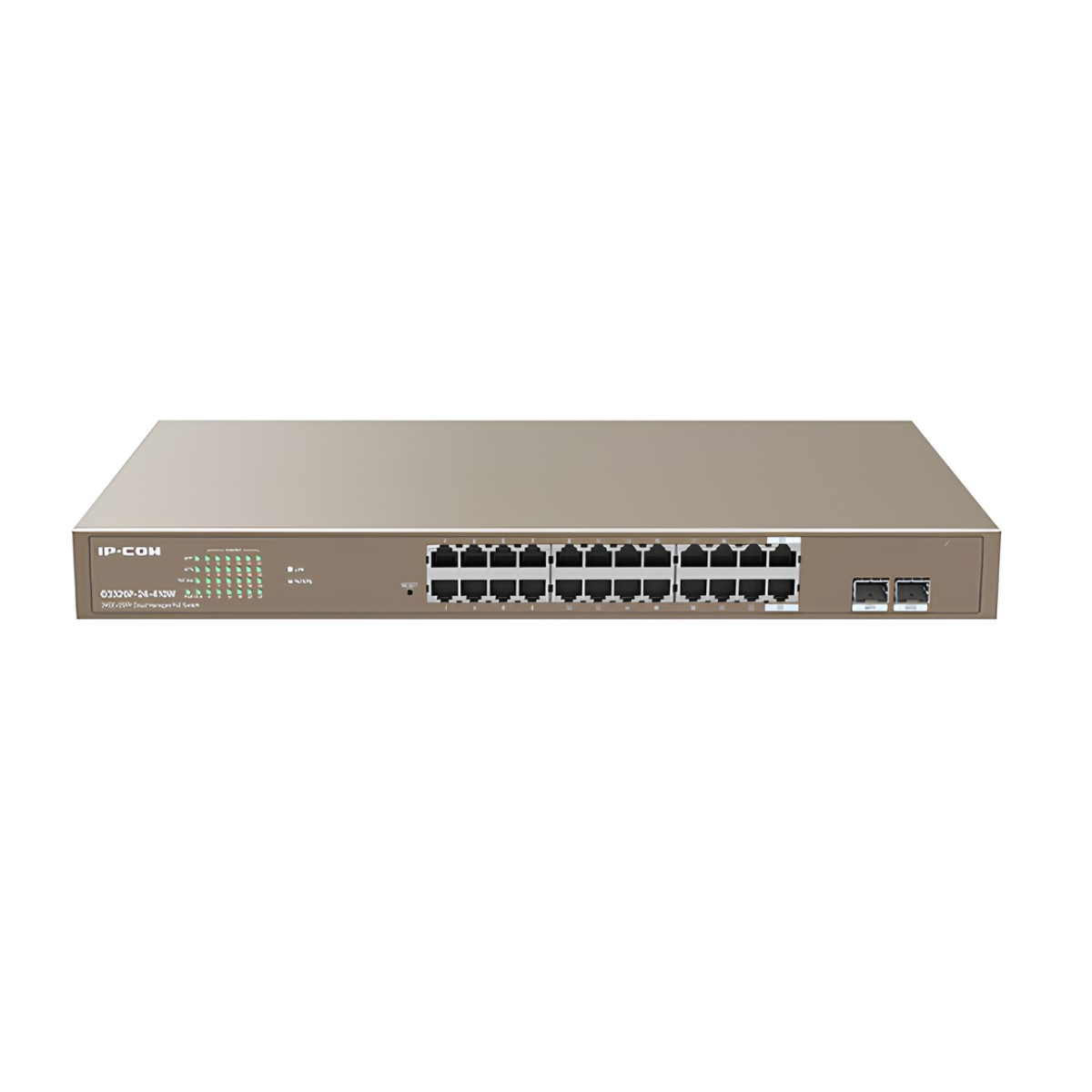 Switch 24 Portas IP-COM G3326P - Gigabit - 2 Portas SFP - Gerenciável - G3326P-24-410W