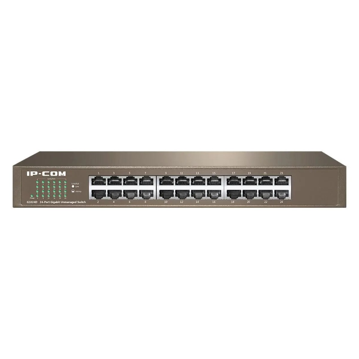 Switch 24 Portas IP-COM G1024D - Gigabit - Proteção Contra Surtos 6KV